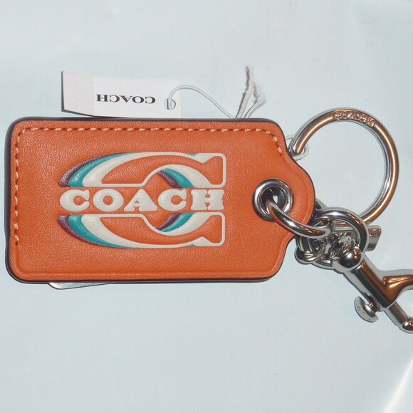 NWT Coach Unisex Bottle Opener Key Fob With Coach Stamp Style No. CJ743 - Picture 2 of 5